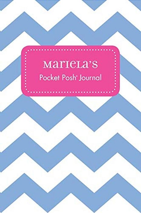 Mariela's Pocket Posh Journal, Chevron-..