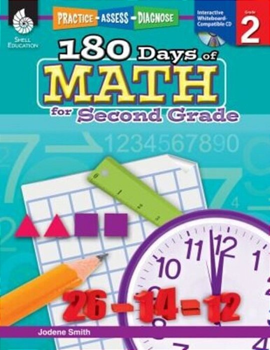 180 Days(tm) Math For Second Grade: Practice, Assess, Diagnose-..