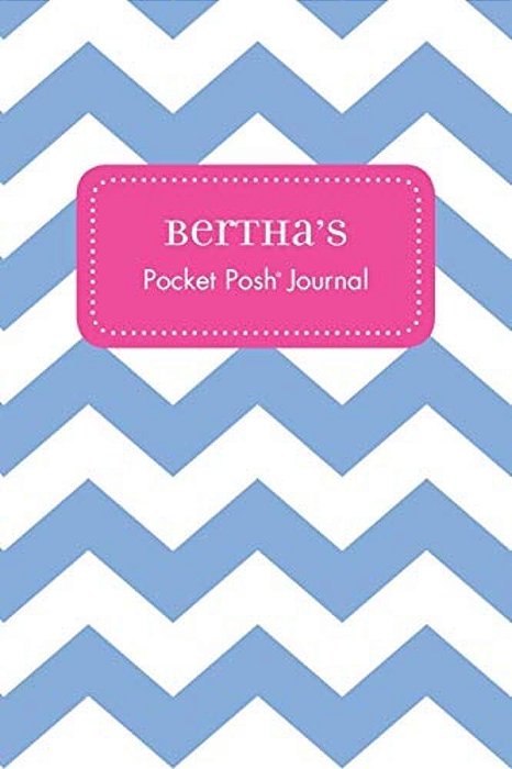Bertha's Pocket Posh Journal, Chevron-..
