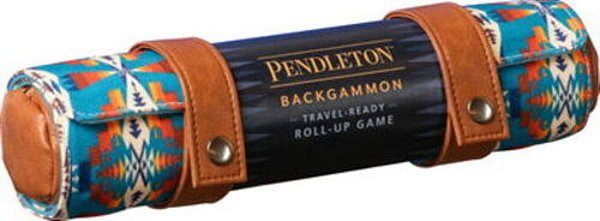 Pendleton Backgammon: Travel-Ready Roll-Up Game (Camping Games, Gift For Outdoor Enthusiasts)-..