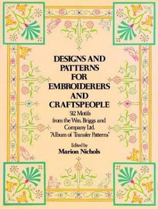 Designs And Patterns For Embroiderers And Craftspeople-..