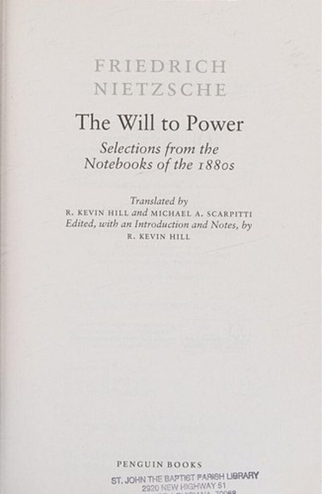The Will To Power-..