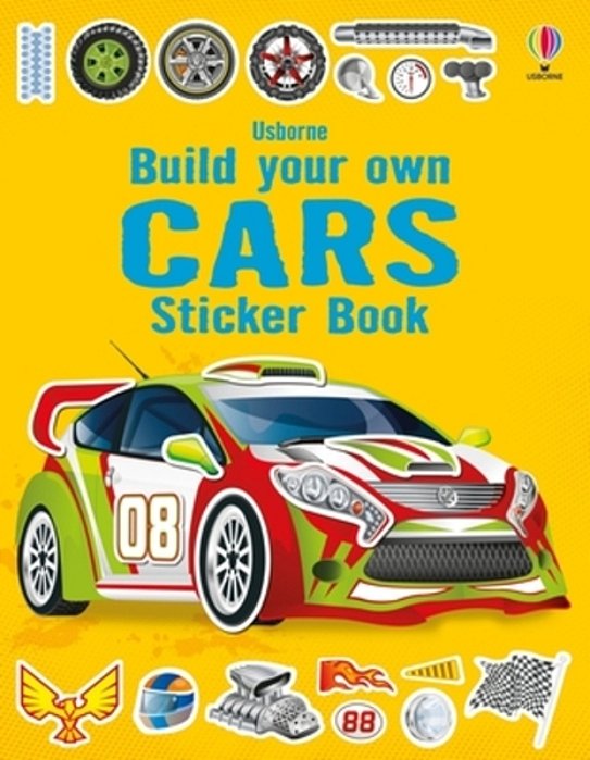 Build Your Own Cars Sticker Book-..