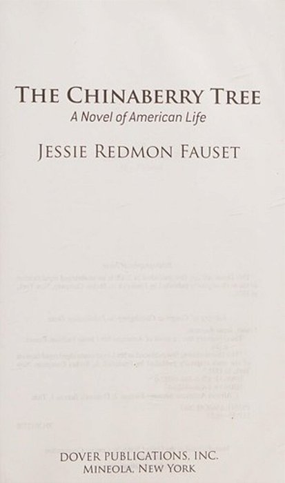 The Chinaberry Tree: A Novel Of American Life-..