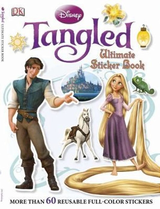 Ultimate Sticker Book: Tangled: More Than 60 Reusable Full-Color Stickers-..