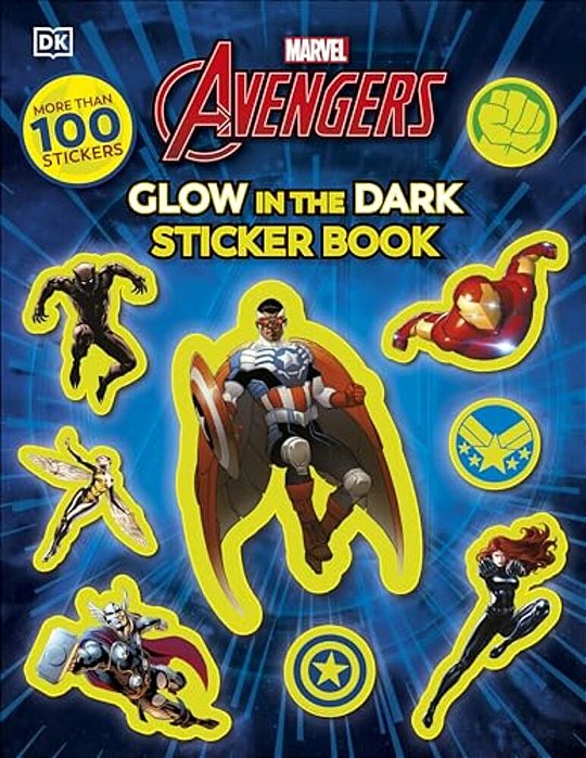 Marvel Avengers Glow In The Dark Sticker Book: With More Than 100 Stickers-..