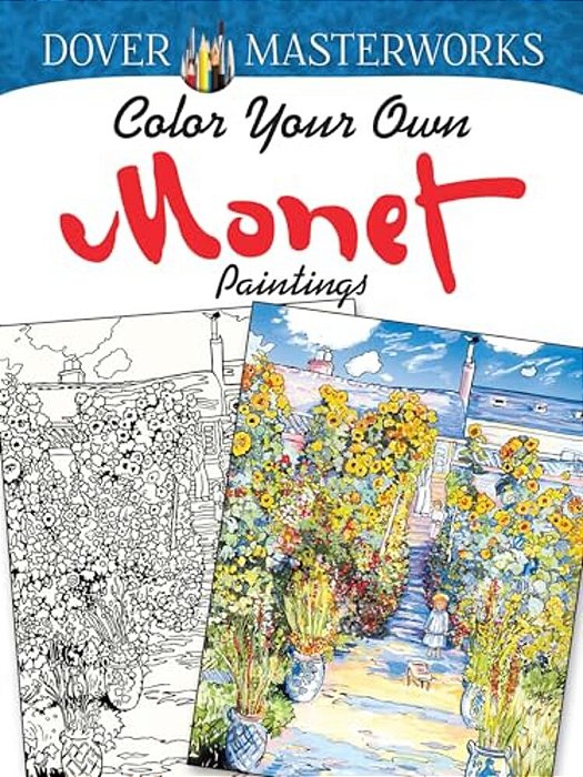 Color Your Own Monet Paintings-..