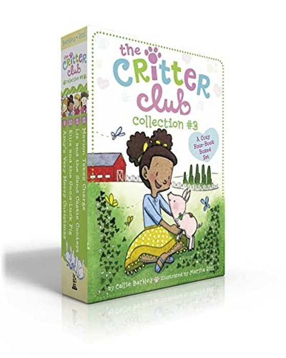 The Critter Club Collection #3 (Boxed Set): Amy's Very Merry Christmas; Ellie And The Good-Luck Pig; Liz And The Sand Castle Contest; Marion Takes Cha-..