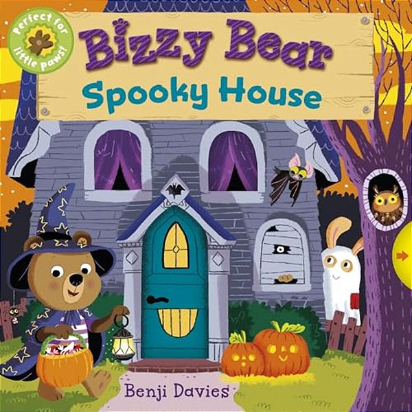 Bizzy Bear: Spooky House: (An Interactive Halloween Board Book With Tabs And Slides To Push And Pull - For Babies And Toddlers)-..
