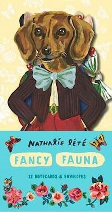 Fancy Fauna: 12 Notecards & Envelopes-..