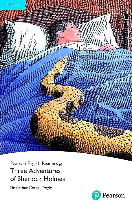 Three Adventures Of Sherlock Holmes - New Penguin Readers - Level 4 - Book With Ebook
