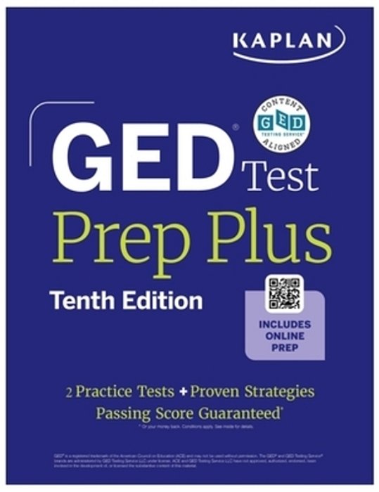 Ged Test Prep Plus, Tenth Edition (2026): Includes A Diagnostic Pretest, 2 Full Length Practice Tests, 1000+ Practice Questions, And 60+ Online Videos-..