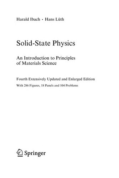 Solid-State Physics - An Introduction To Principles Of Materials Science-..