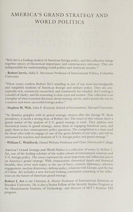 America's Grand Strategy And World Politics-..