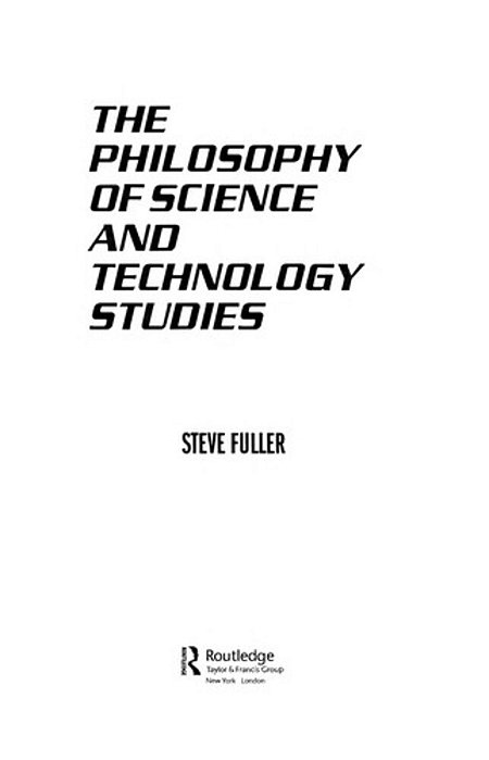Philosophy Of Science And Technology-..