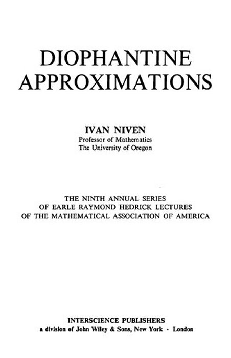 Diophantine Approximations-..