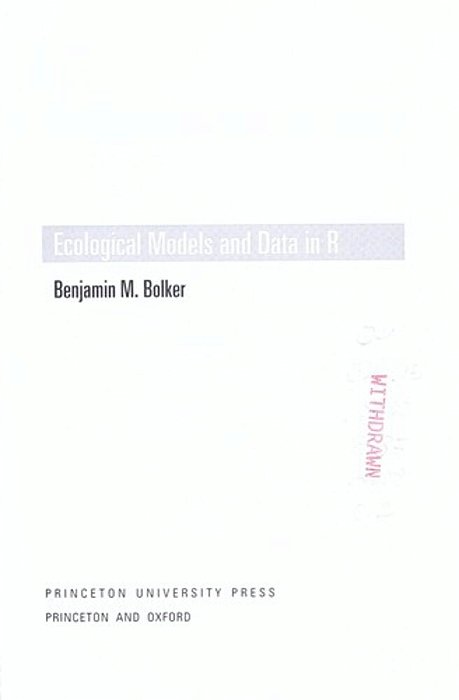 Ecological Models And Data In R-..