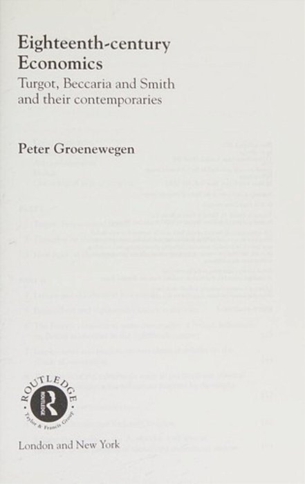 Eighteenth Century Economics-..