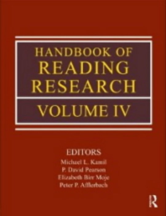 Handbook Of Reading Research, Volume 4-..