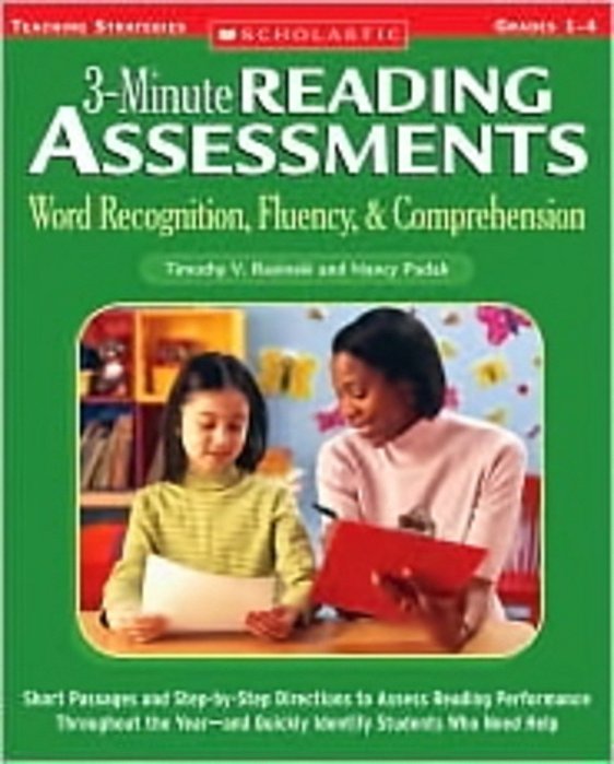 3-Minute Reading Assessments Word Recognition, Fluency, And Comprehension-..