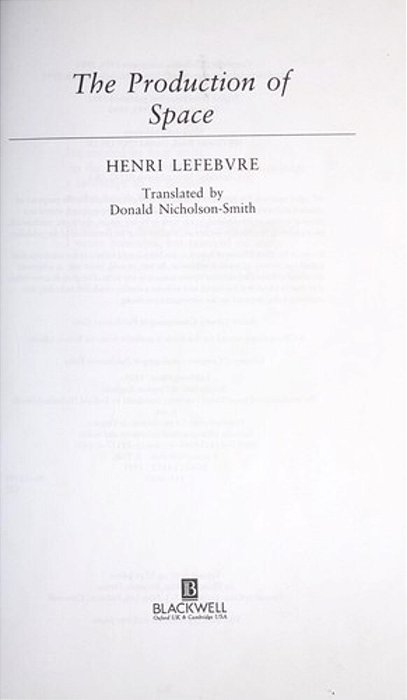 The Production Of Space-..