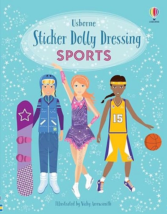 Sticker Dolly Dressing Sports-..