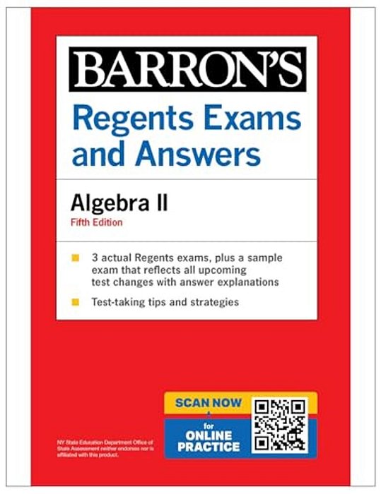 Regents Exams And Answers: Algebra II, Fifth Edition (Barron's New York Regents)-..