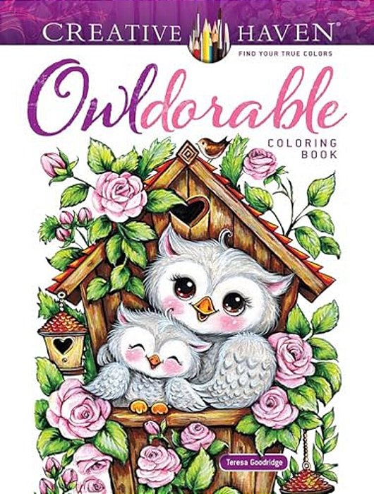 Creative Haven Owldorable Coloring Book-..
