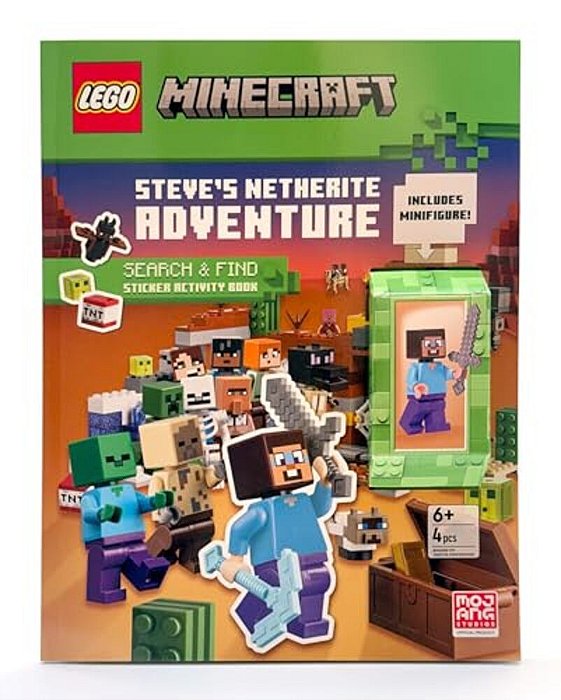 Steve's Netherite Adventure (Lego Minecraft)-..