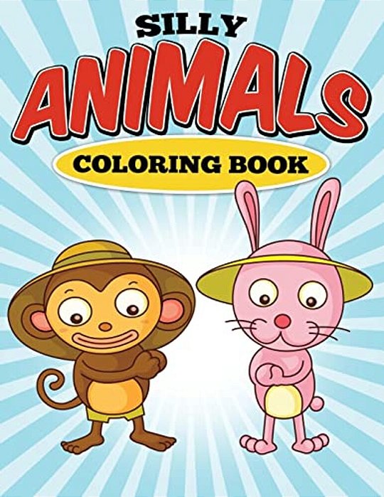 Silly Animals Coloring Book-..