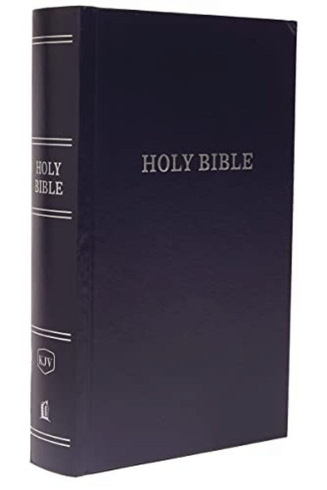 Kjv, Pew Bible, Large Print, Hardcover, Blue, Red Letter Edition-..