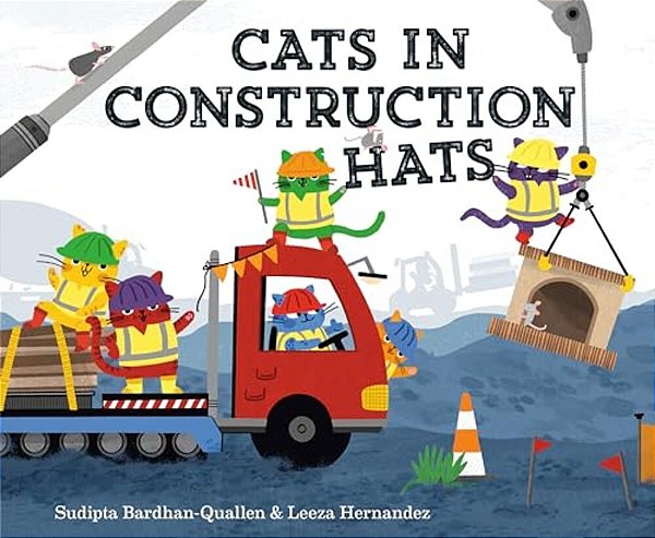 Cats In Construction Hats-..