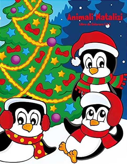 Animali Natalizi Libro Da Colorare 1 & 2-..