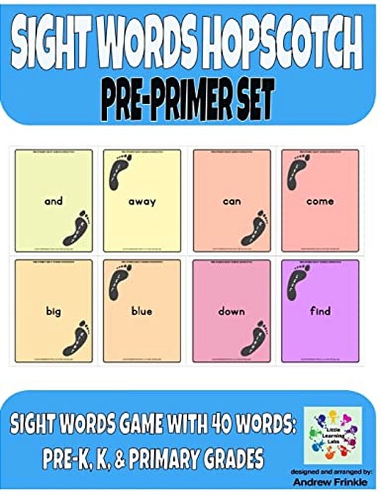 Sight Words Hopscotch Pre-Primer Set-..