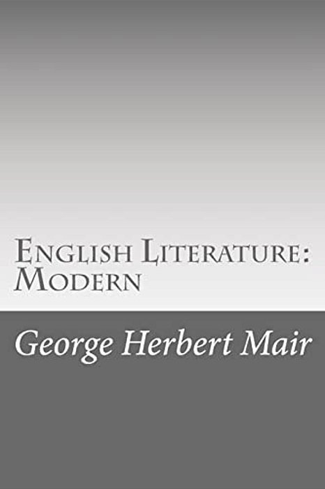 English Literature: Modern-..