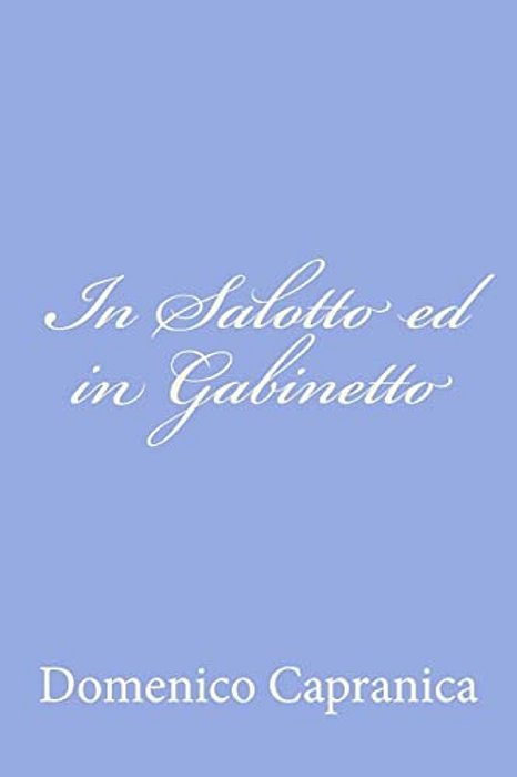In Salotto Ed In Gabinetto-..
