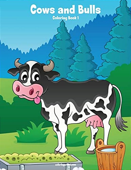 Cows And Bulls Coloring Book 1-..