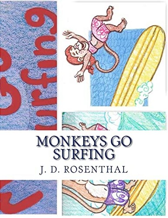 Monkeys Go Surfing-..