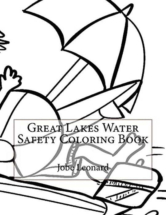 Great Lakes Water Safety Coloring Book-..