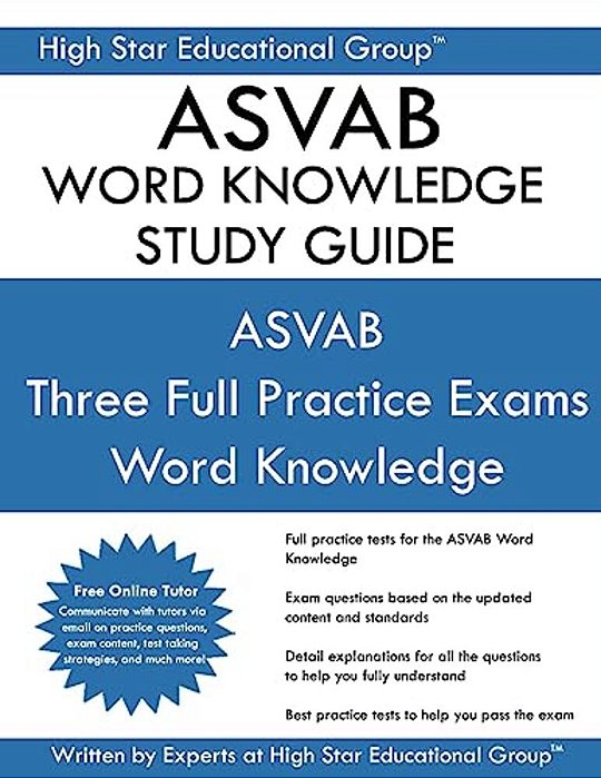 Asvab Word Knowledge Study Guide: Asvab Study Guide-..