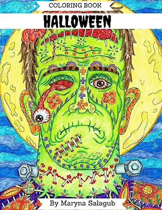 Halloween Coloring Book-..