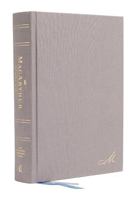 Nasb, Macarthur Study Bible, 2ND Edition, Hardcover, Gray, Comfort Print: Unleashing God's Truth One Verse At A Time-..