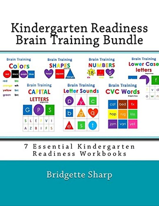 Kindergarten Readiness Brain Training Bundle: 7 Essential Kindergarten Readiness Workbooks-..