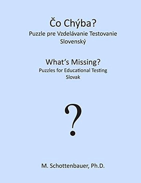 What's Missing? Puzzles For Educational Testing: Slovak-..