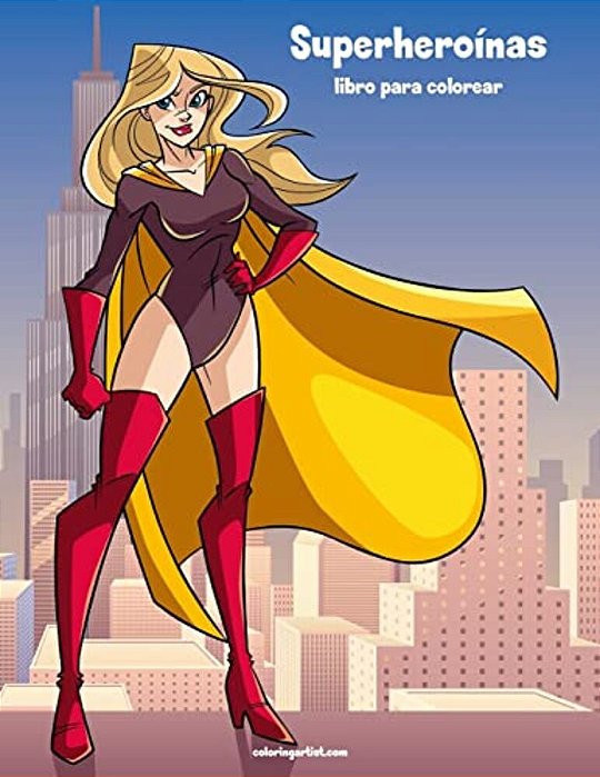 Superheroínas Libro Para Colorear 1-..