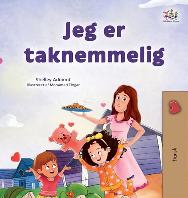 I Am Thankful (Danish Book For Children)-..