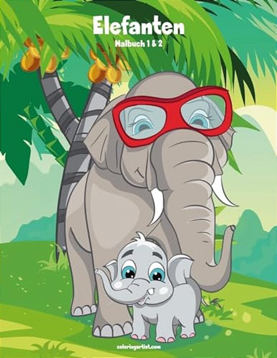 Elefanten-Malbuch 1 & 2-..
