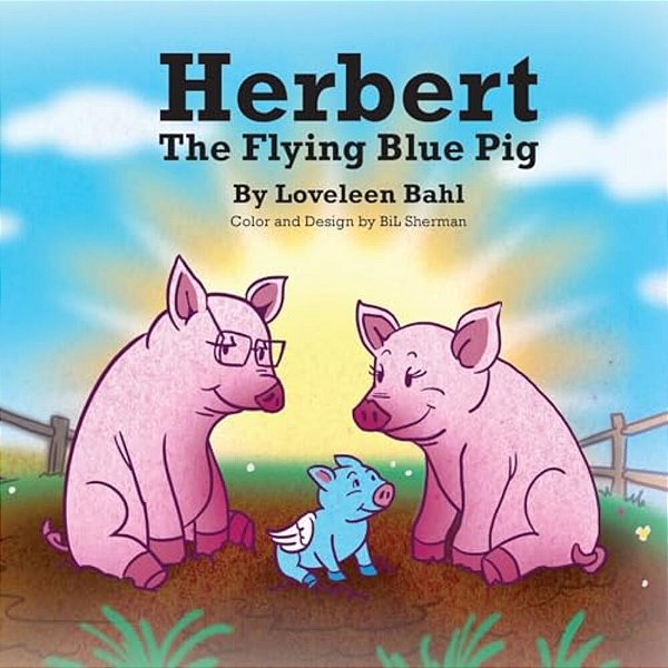 Herbert The Flying Blue Pig-..