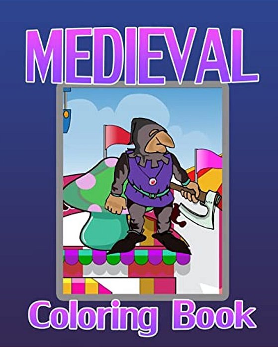 Medieval Coloring Book-..