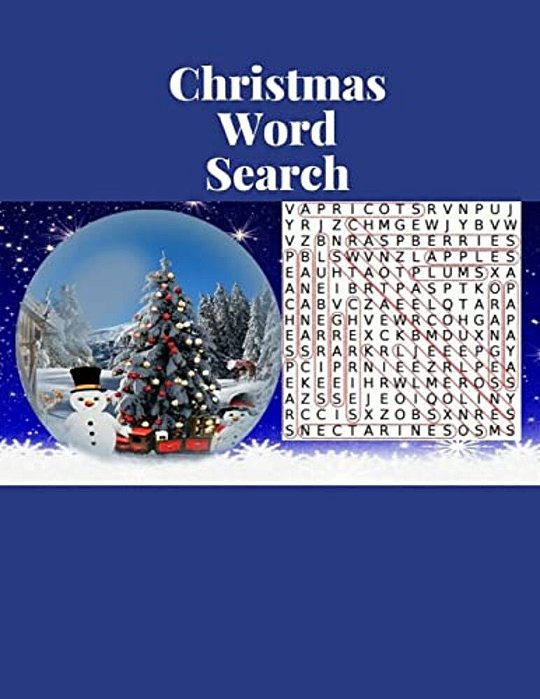 Christmas Word Search Books: Puzzles And Solutions For Adults And Kids-..